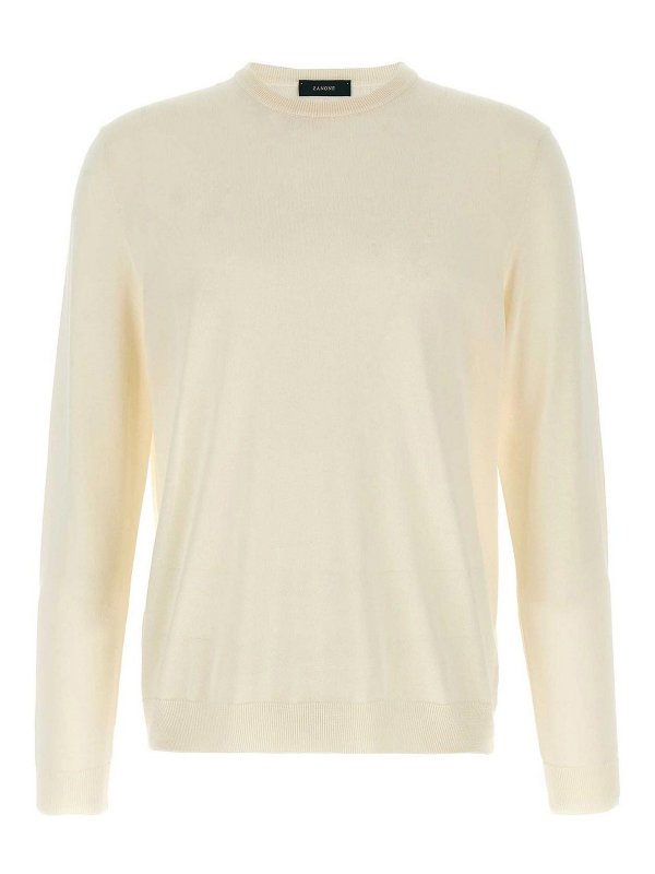 ZANONE: クルーネック - クルーネック - 白