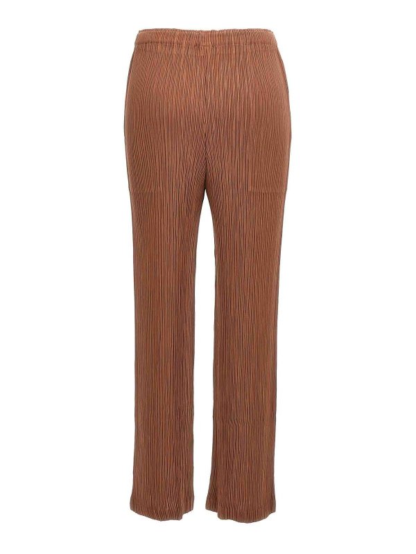 PLEATS PLEASE ISSEY MIYAKE: Trousers Shorts online - Hatching Pleats Pants