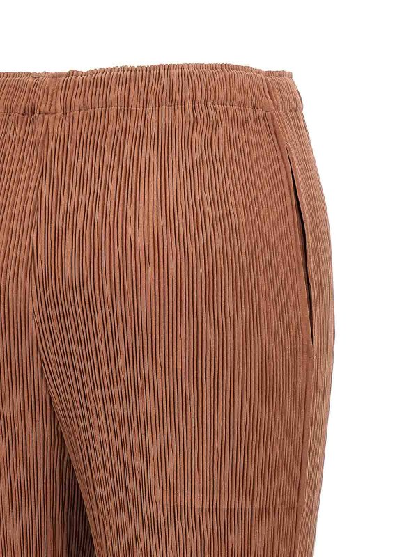 Hatching Pleats Pants shop online: PLEATS PLEASE ISSEY MIYAKE