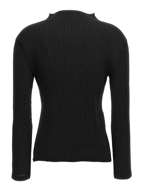 PLEATS PLEASE ISSEY MIYAKE: Top e canotte online - Pieghe da cova in cima