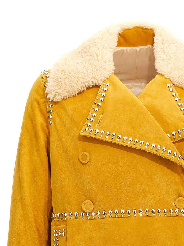 アウターその他 WALES BONNER 'Time' jacket Yellow WA24LE03LE05 Wales Bonner Time Jacket - Yellow - Men | WA24LE03LE05300