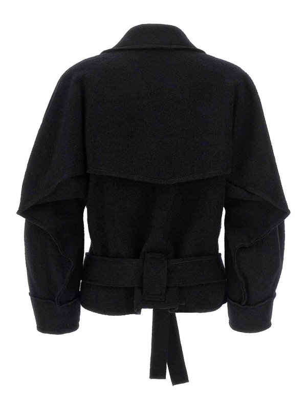 PLEATS PLEASE ISSEY MIYAKE: Kurze Mäntel online - Kurzer Mantel - Schwarz