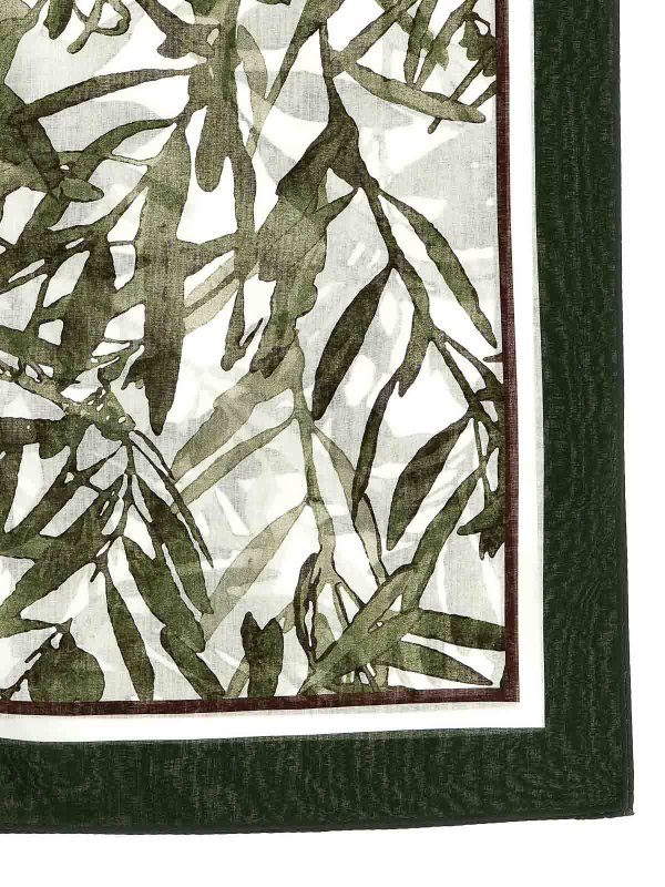 スカーフ BRUNELLO CUCINELLI 'Herbarium Print' scarf (MFOU0024 C6001) Herbarium Print scarf for Woman in Red | Brunello Cucinelli