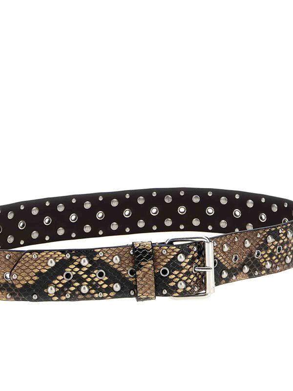 The Best Shops DRIES VAN NOTEN: belts - Studded Belt