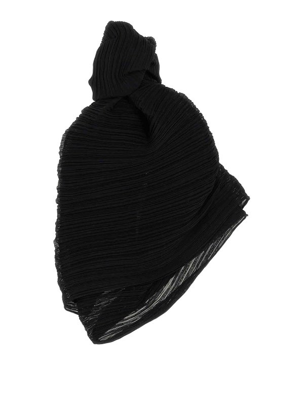 PLEATS PLEASE ISSEY MIYAKE: ストール＆ショール - ストール/ショール - 黒