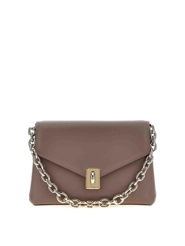 FURLA: クロスボディバッグ - クロスボディバッグ - グレー