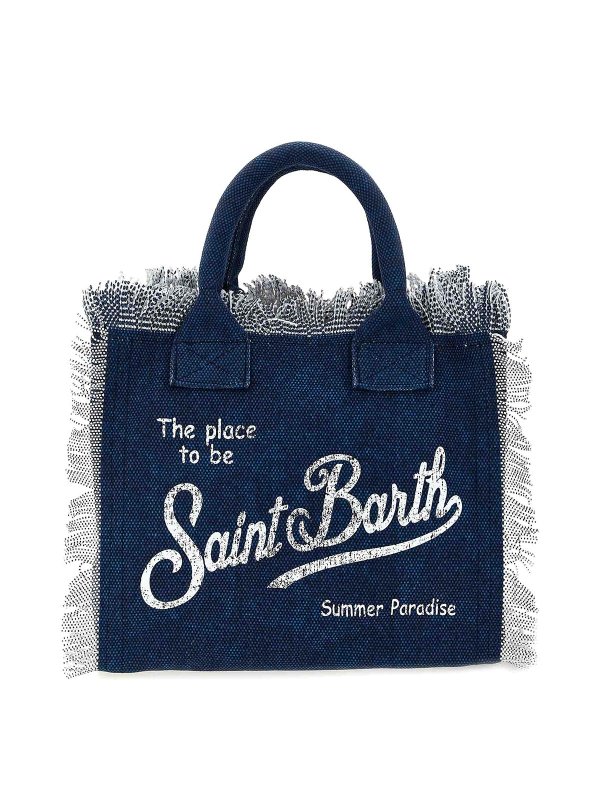 MC2 SAINT BARTH: Handtaschen - Shopper - Blau