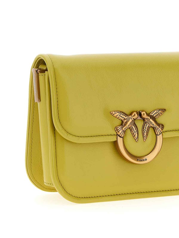 The Best Shops Pinko: クロスボディバッグ - クロスボディバッグ - イエロー