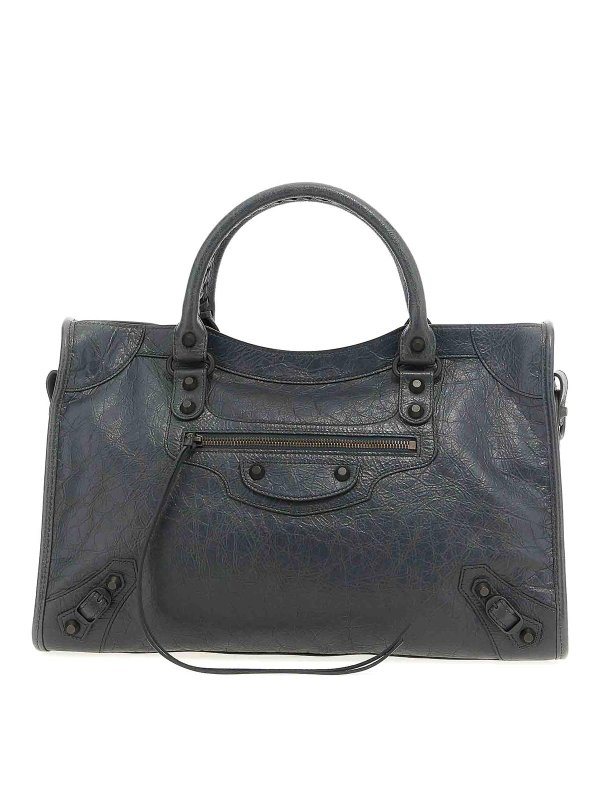 BALENCIAGA: クロスボディバッグ - クロスボディバッグ - グレー