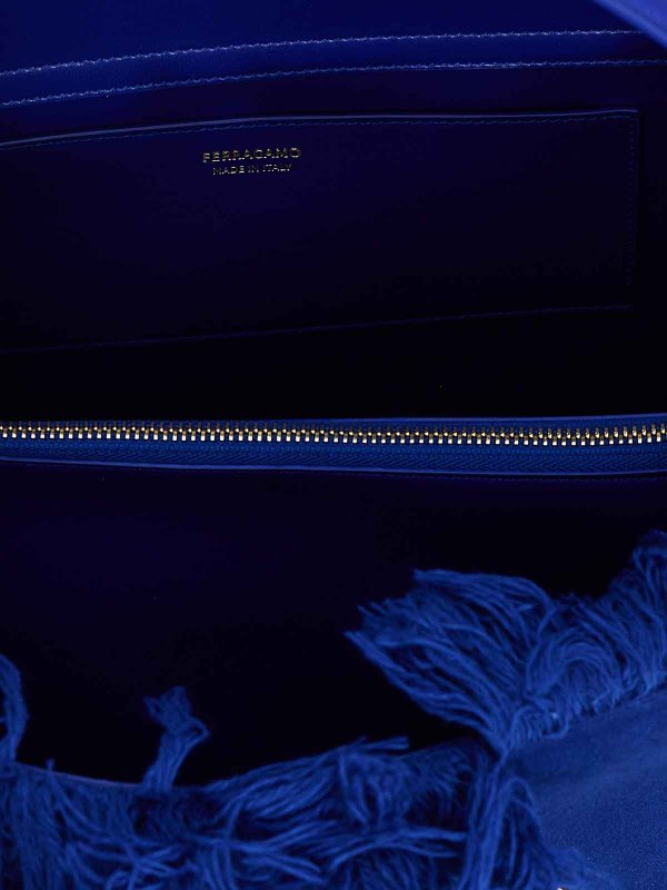 Bolsa Bandolera - Azul shop online: FERRAGAMO