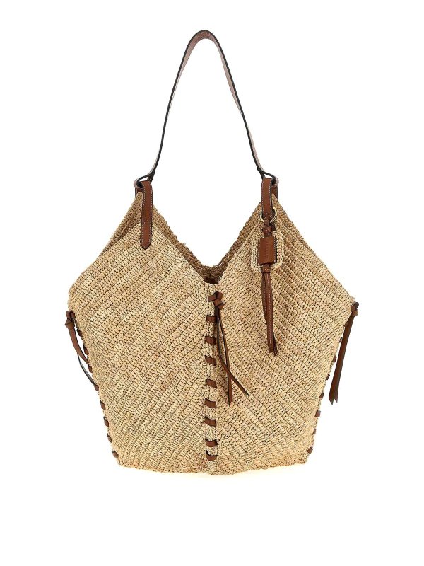 ISABEL MARANT: クロスボディバッグ - クロスボディバッグ - ベージュ