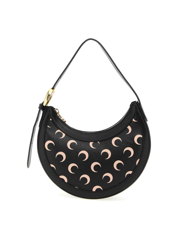 MARINE SERRE: cross body bags - Moon Canvas Eclips Mini Shoulder Bag