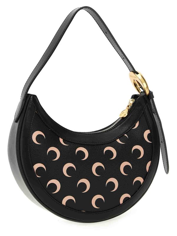 MARINE SERRE: cross body bags online - Moon Canvas Eclips Mini Shoulder Bag