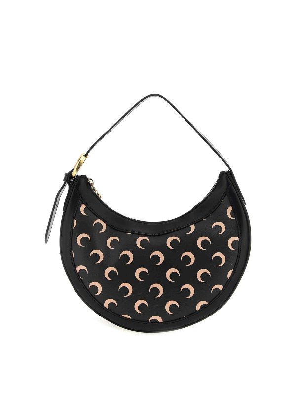 MARINE SERRE: cross body bags - Moon Canvas Eclips Shoulder Bag