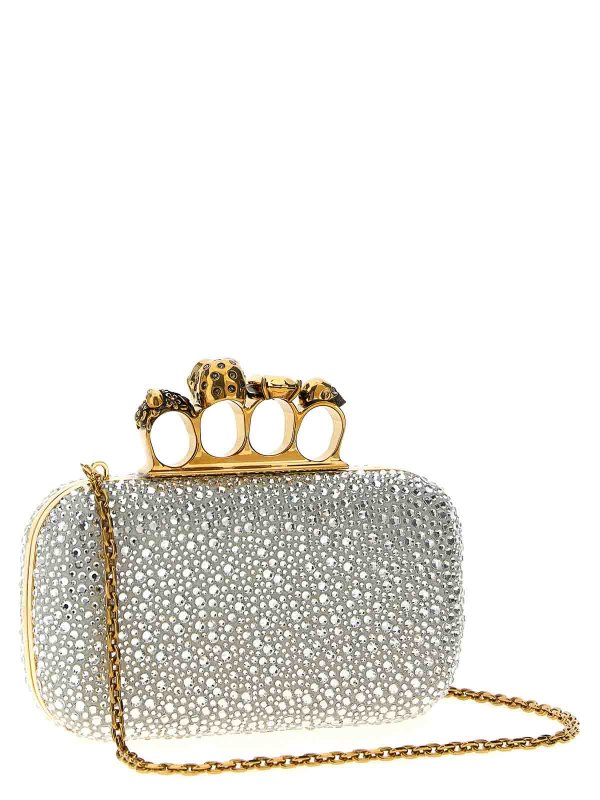 ALEXANDER MCQUEEN: clutches online - Knuckle Clutch