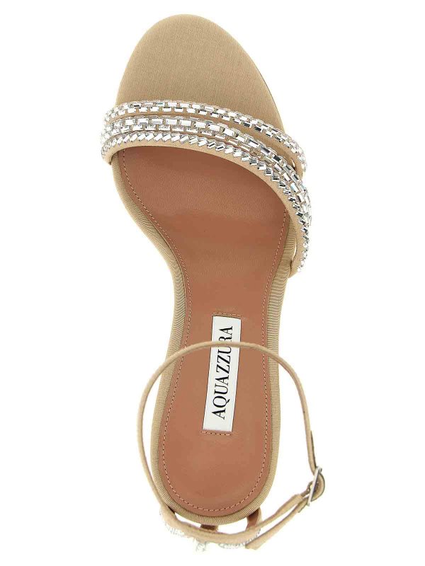 サンダル - ベージュ shop online: Aquazzura