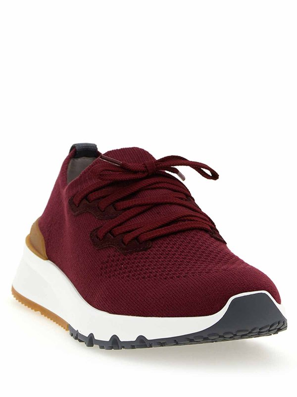 BRUNELLO CUCINELLI: スニーカー online - スニーカー - ダークレッド