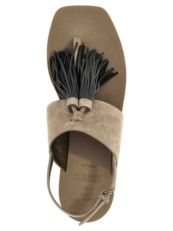 Sandalias - Gris shop online: BRUNELLO CUCINELLI