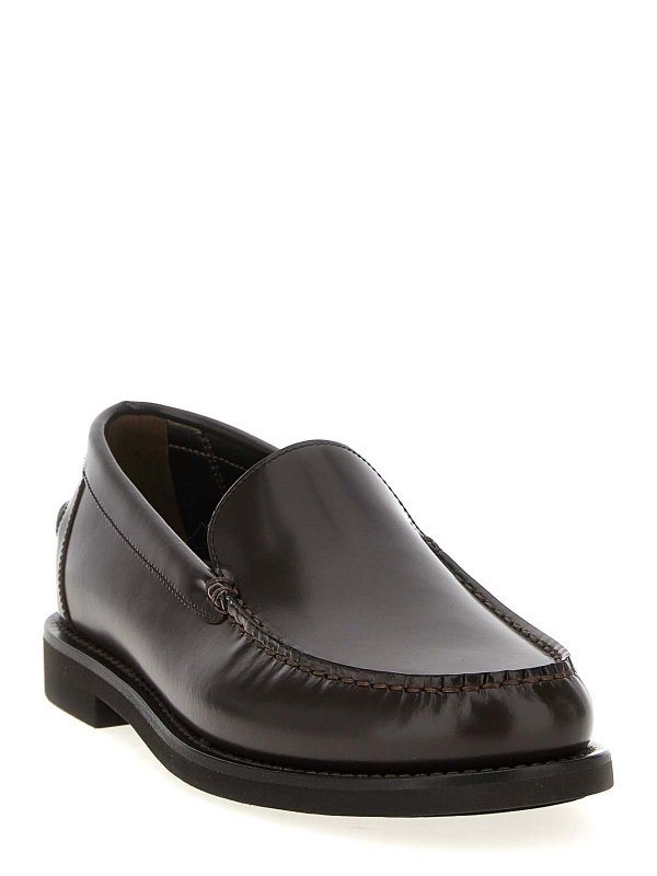 BRUNELLO CUCINELLI: Mocasines y Zapatillas online - Mocasines - Marrón
