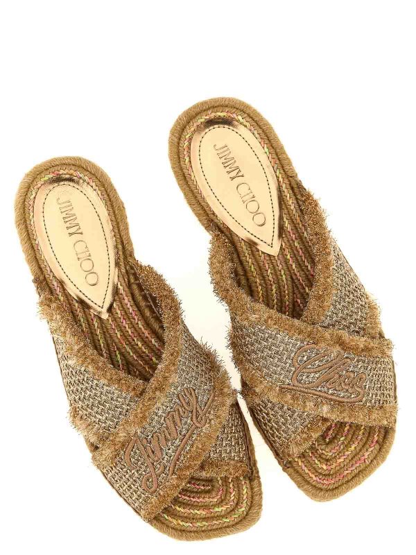 JIMMY CHOO: Sandales online - Sandales - Or