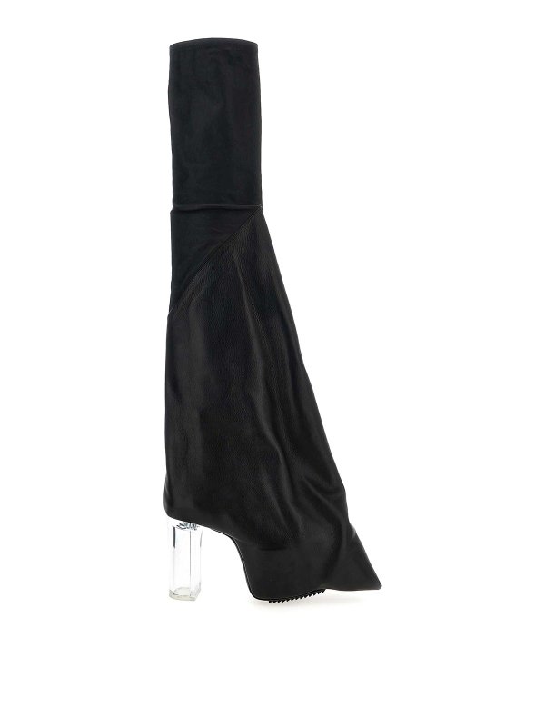 RICK OWENS: ブーツ - ブーツ - 黒