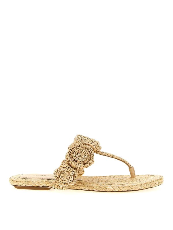 Stuart Weitzman: Chanclas de playa - Chanclas - Beis