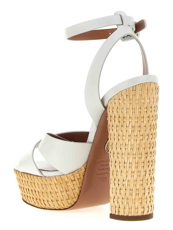 The Best Shops Aquazzura: Sandales - Sandales - Blanc