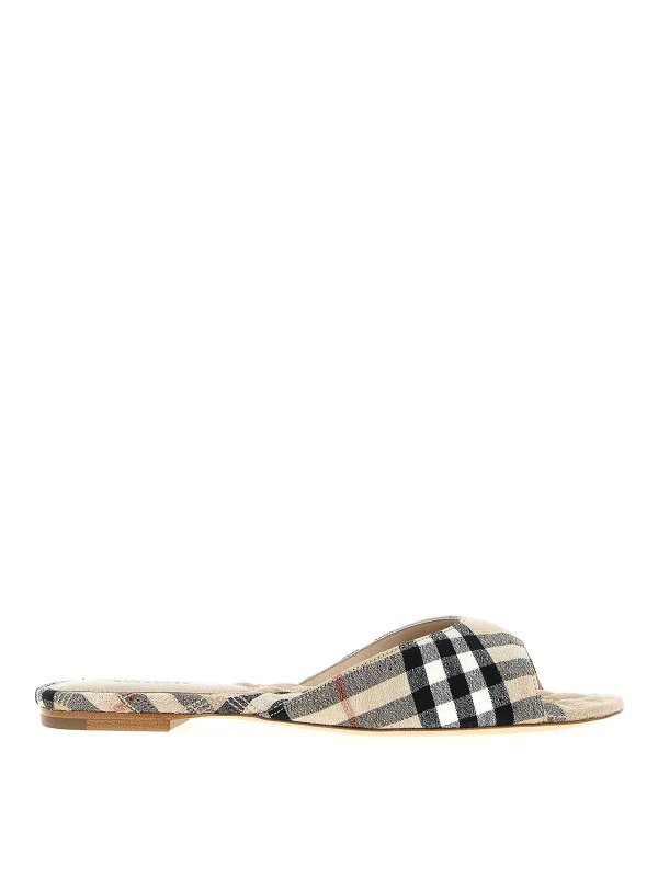 BURBERRY: flip flops - Slide Check