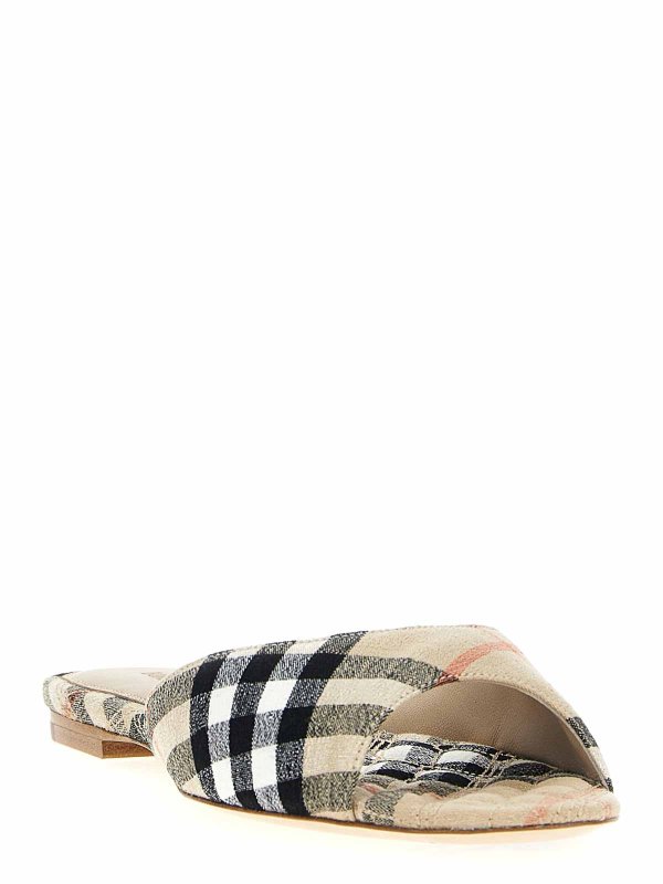 BURBERRY: flip flops online - Slide Check