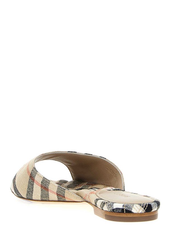 The Best Shops BURBERRY: flip flops - Slide Check