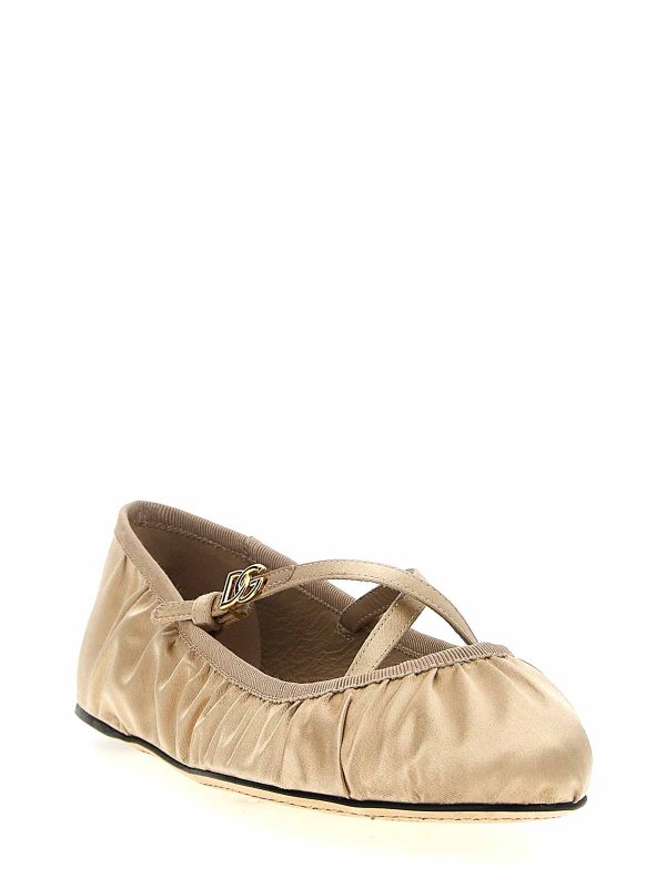 DOLCE & GABBANA: flat shoes online - Vally Ballet Flats