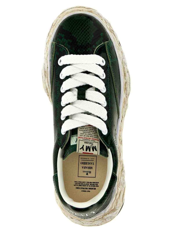 スニーカー MAISON MIHARA YASUHIRO 'Charles' sneakers Green Maison MIHARA YASUHIRO Charles Sneakers | Green | FARFETCH CA