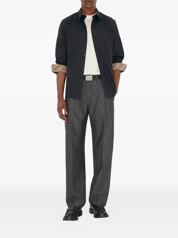 The Best Shops BURBERRY: シャツ - シャツ - ダークブルー