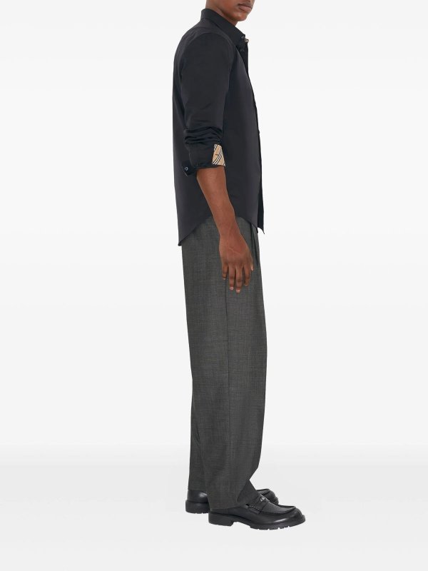 シャツ - ダークブルー shop online: BURBERRY