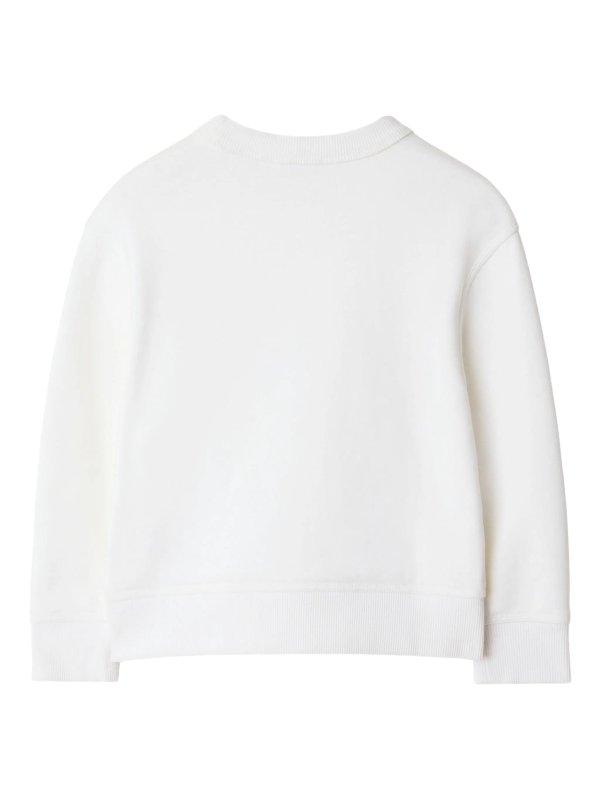 BURBERRY: Sweatshirts und Pullover online - Sweatshirt - Weiß