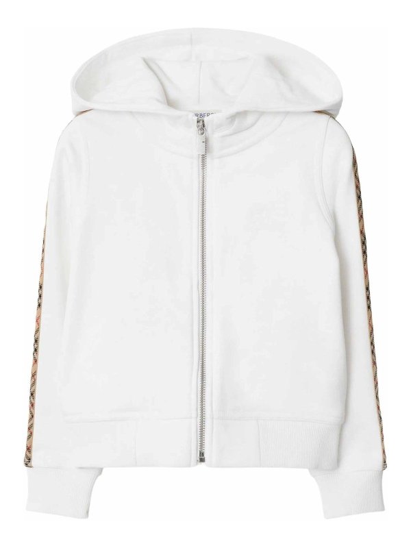 BURBERRY: Sweatshirts & Pulls - Sweat-Shirts - Blanc