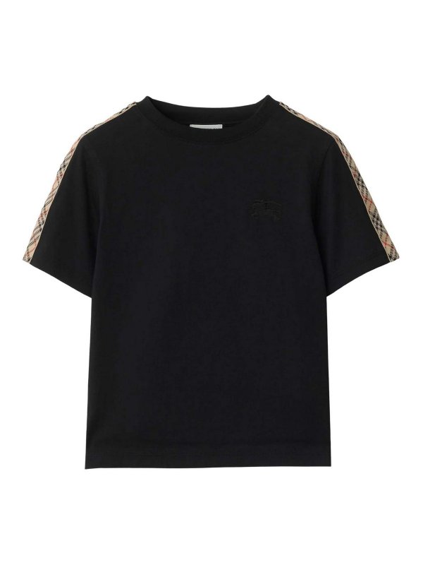 BURBERRY: Tシャツ - Tシャツ - 黒