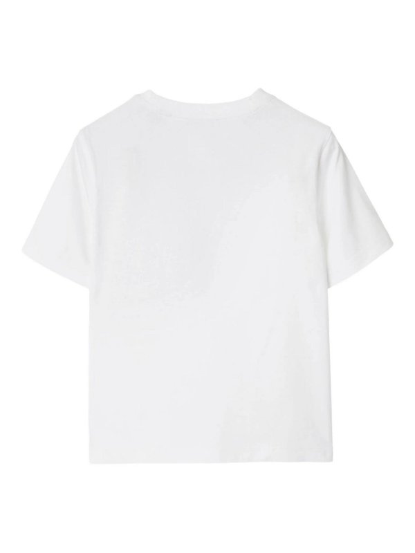 BURBERRY: T-shirts online - T-Shirt - Weiß