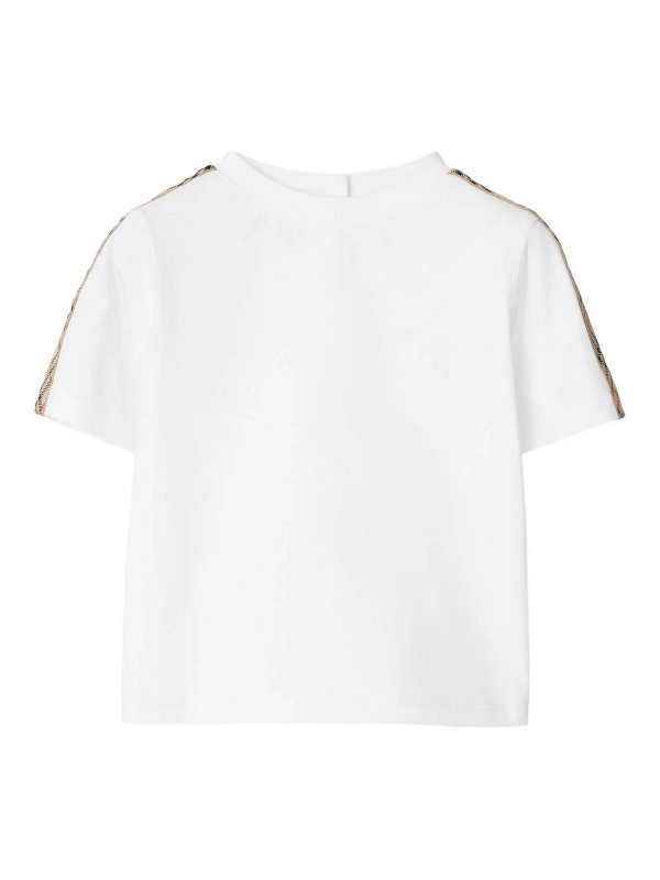 BURBERRY: Camisetas - Camiseta - Blanco