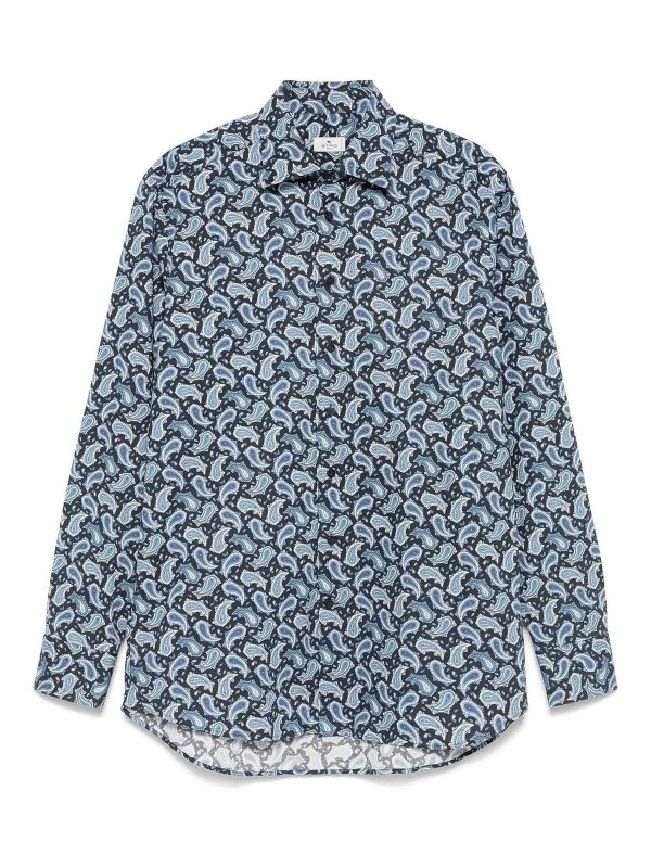 ETRO: シャツ - シャツ - ブルー