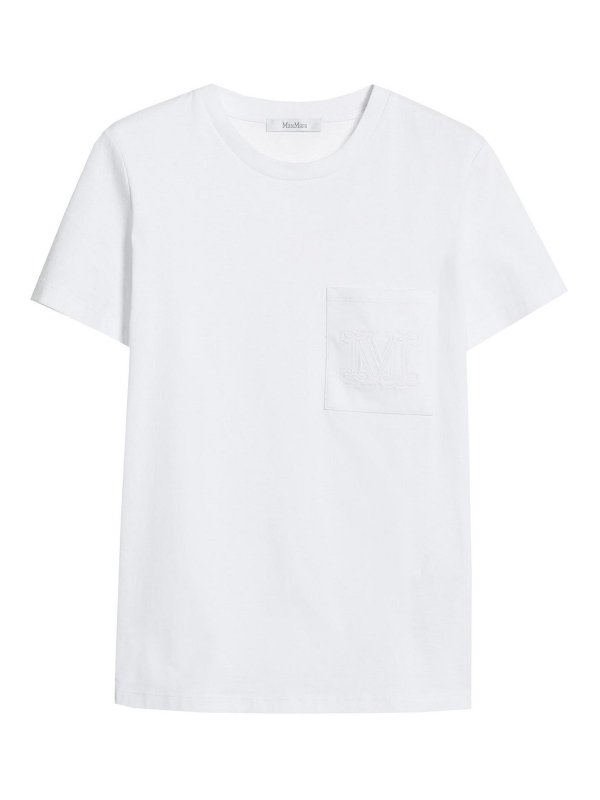 Max Mara: t-shirts - Papaya