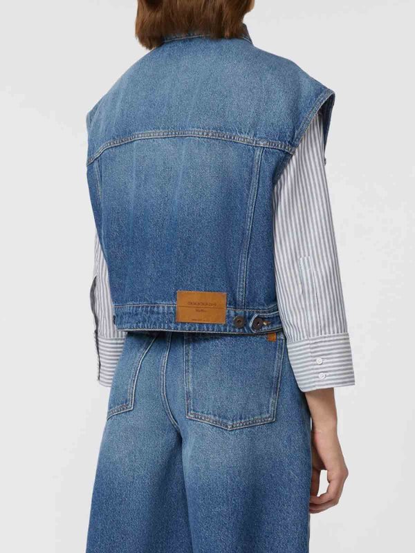 The Best Shops WEEKEND MAX MARA: Westen - Weste - Jeansblau
