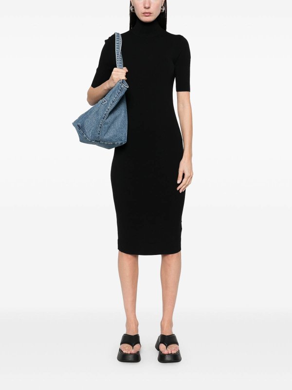 CALVIN KLEIN: abiti al ginocchio online - Vestito  da collo a maglia comodo in maglia