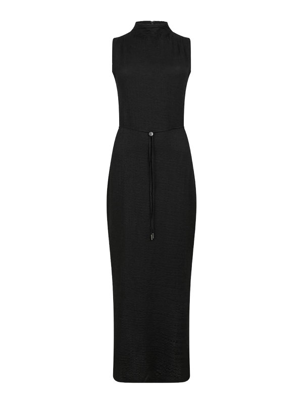 CALVIN KLEIN: ニーレングスドレス - 膝丈ドレス - 黒