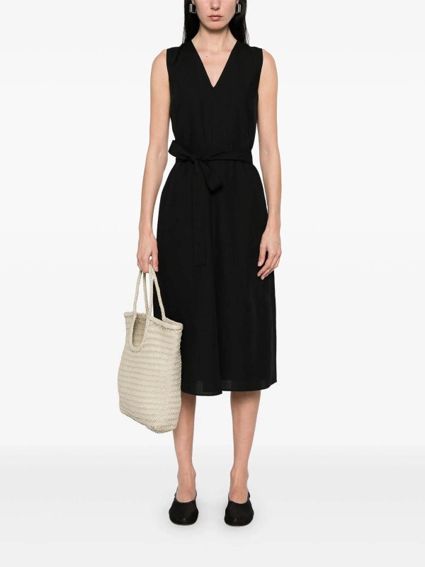 CALVIN KLEIN: ニーレングスドレス online - 膝丈ドレス - 黒