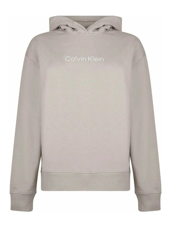 CALVIN KLEIN: Sudaderas y suéteres - Sudadera - Plata