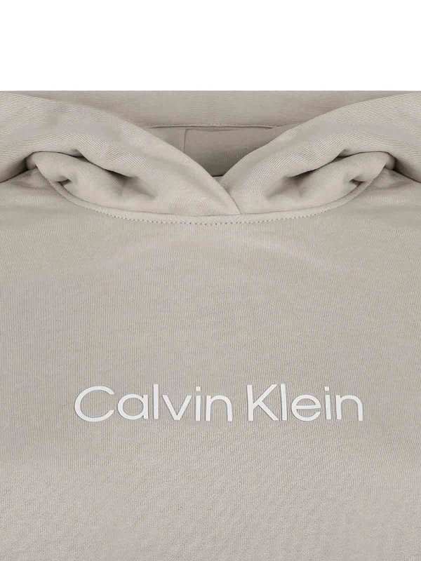 The Best Shops CALVIN KLEIN: Sudaderas y suéteres - Sudadera - Plata