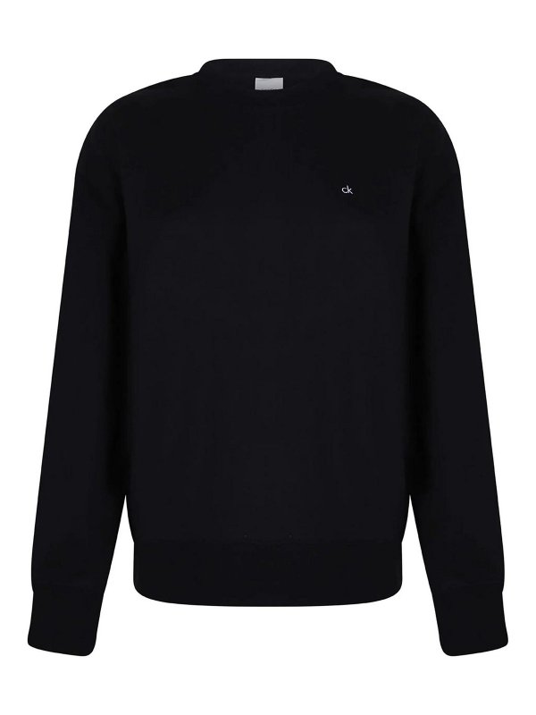 CALVIN KLEIN: Sweatshirts & Sweaters - Regular Terry Sweatshirt
