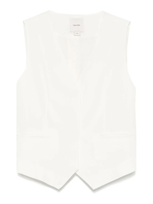 CALVIN KLEIN: トップス＆タンクトップ - トップ/タンクトップ - 黒