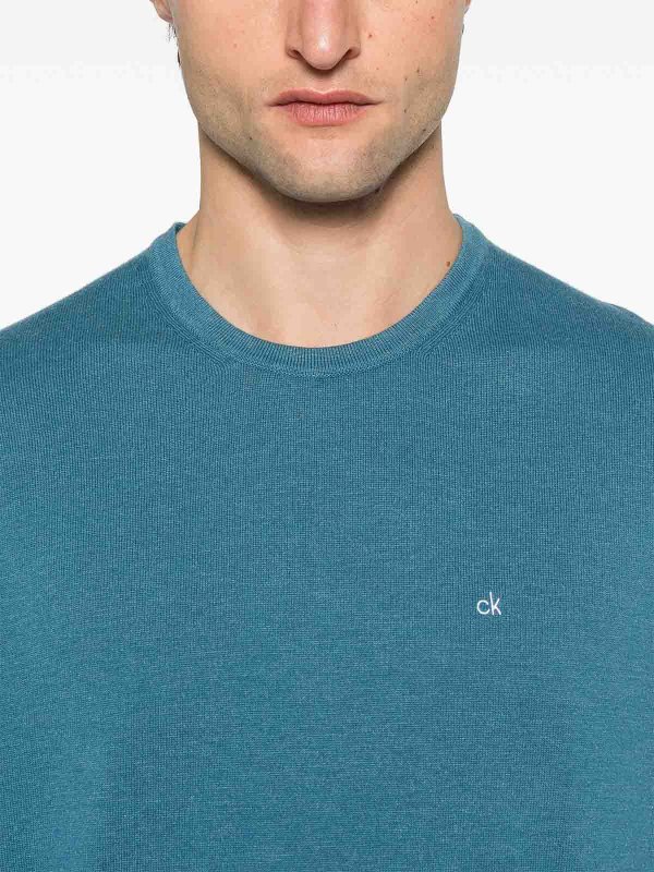 CALVIN KLEIN buy online Rundhalspullover - Blau